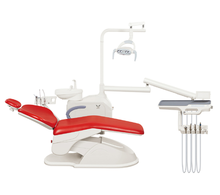 Electricity PU Cushion Patient Dental Chairs 12mm Frame