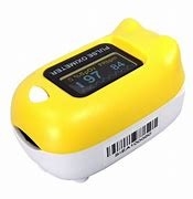 Child Digital Pulse Oximeter Plastic Color Screen Cute Design